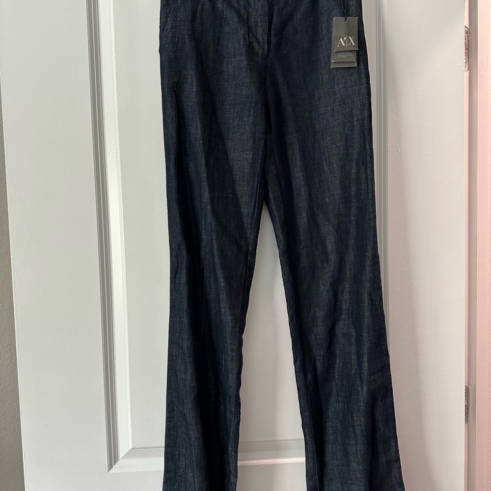 Armani Axchange Women's Dark Blue Jean pants,size 0